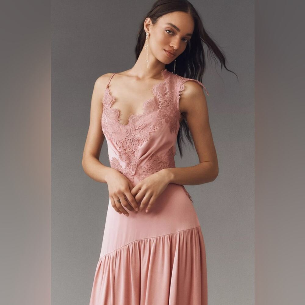 BHLDN Evelyn Lace Midi Dress - Picture 2 of 8